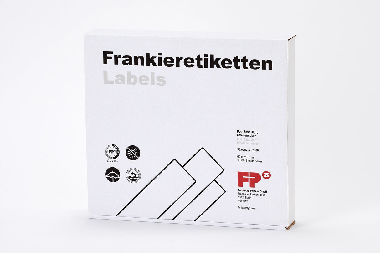 XL- postitustarra PostBase- postimaksukoneeseen (60x219 mm) 1000 kpl